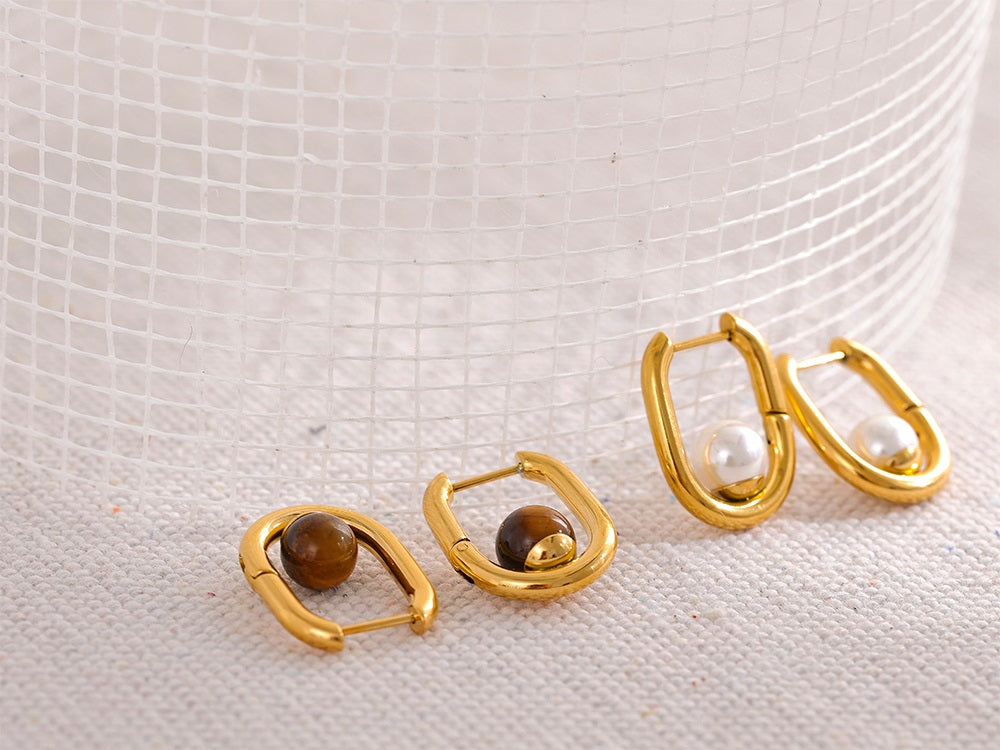 Serenity Huggie Hoop Earrings (Var.)