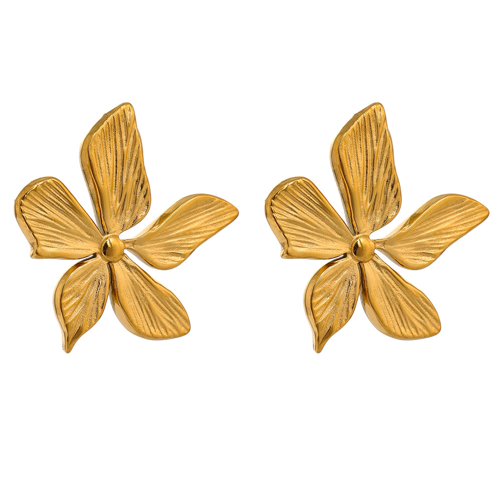 Nature's Calling Flower Stud Earrings