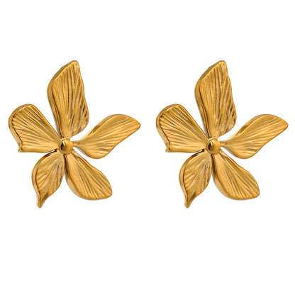 Nature's Calling Flower Stud Earrings