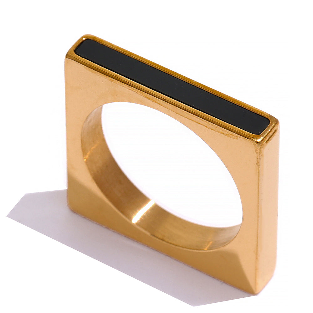 Serenity Geometric Square Ring