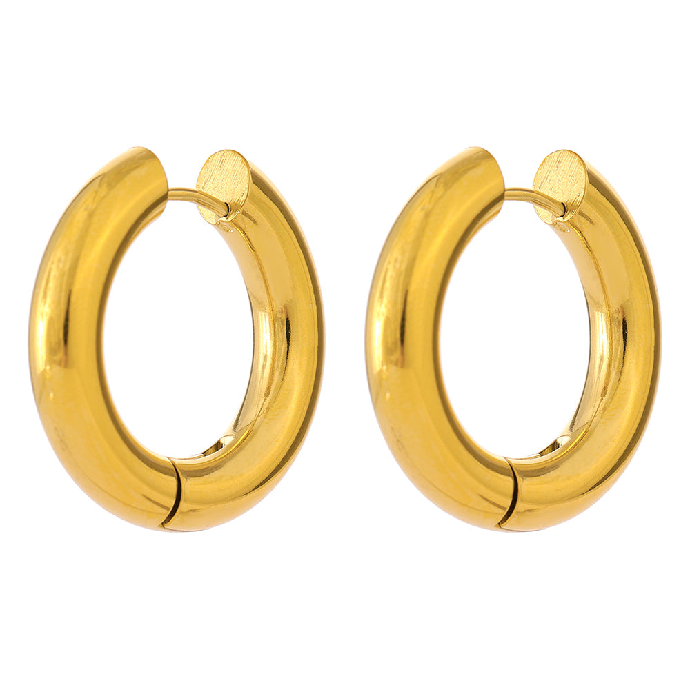 Urban Hollow Hoop Earrings