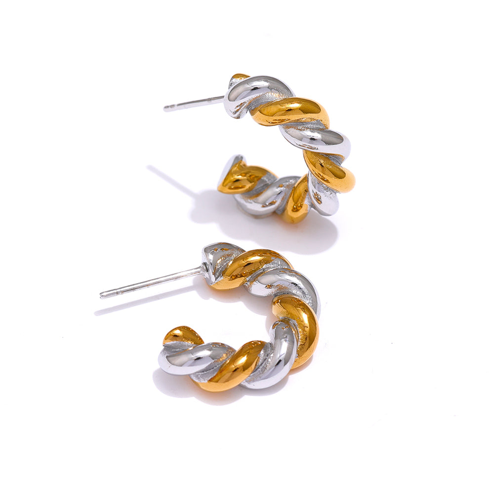 Infinite Ties Twist Earrings