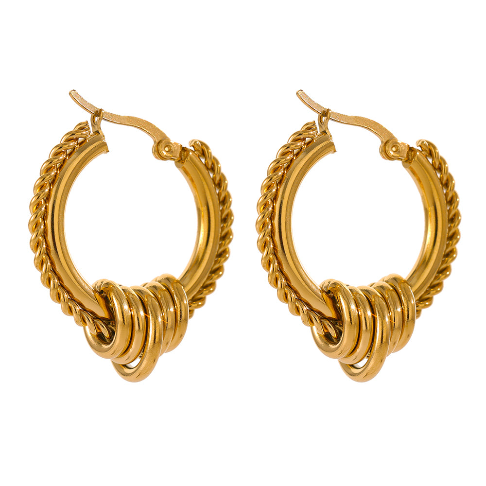 Oddara Round Earrings