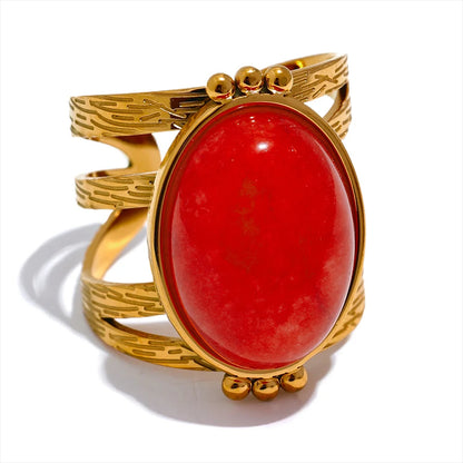 Serenity Natural Stone Ring (Var.)