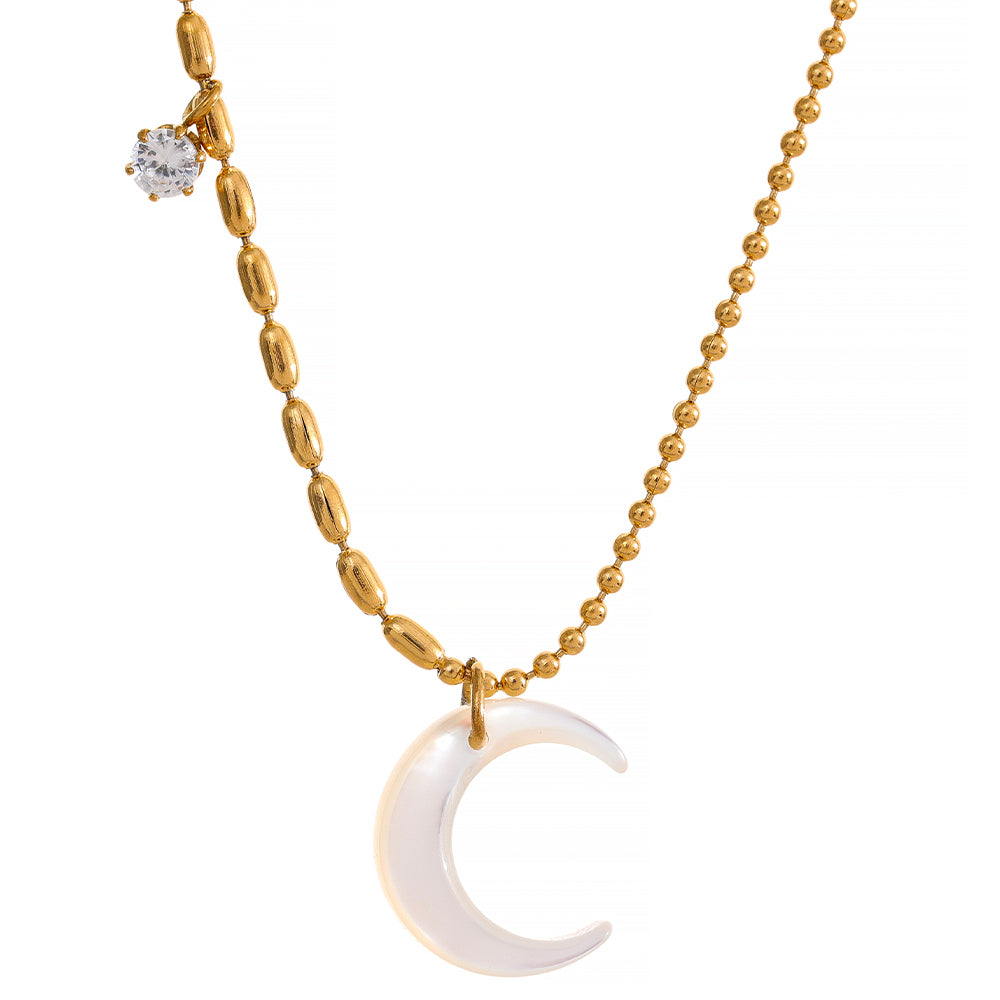 Paragona Moon Shell Necklace