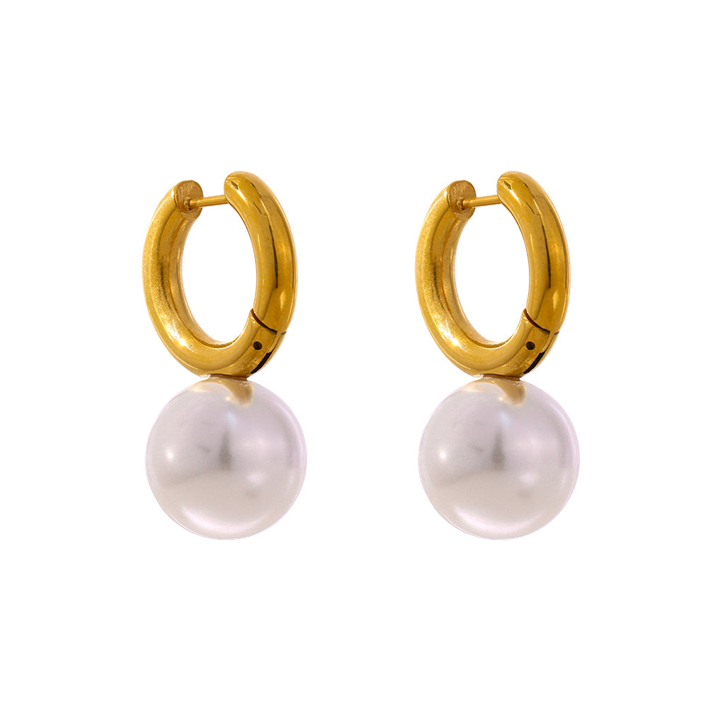 Purity Round Earrings