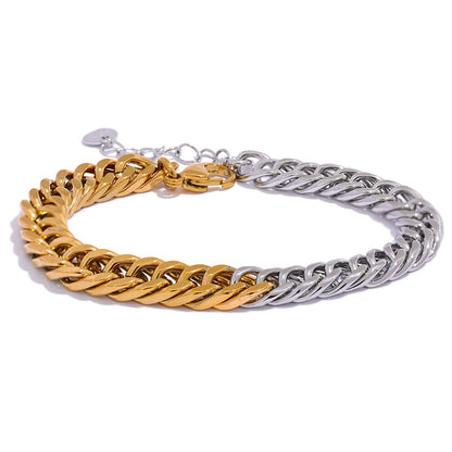 Chain links Bangle Bracelet