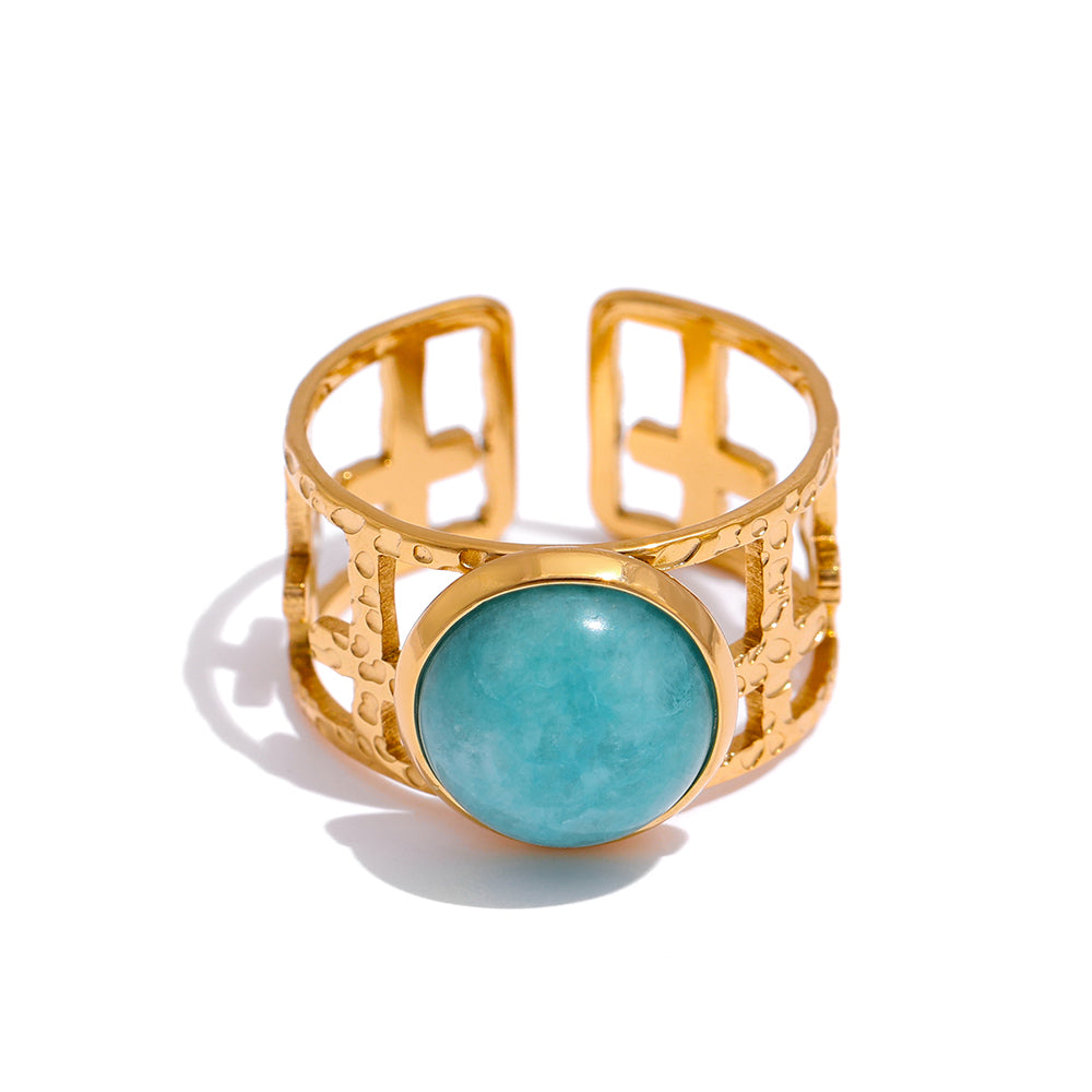 Serenity Blue Stone Ring