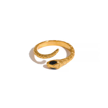 Zestara Snake Statement Ring