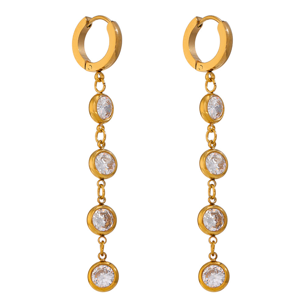 Dazzle Zirconia Earrings (Var)