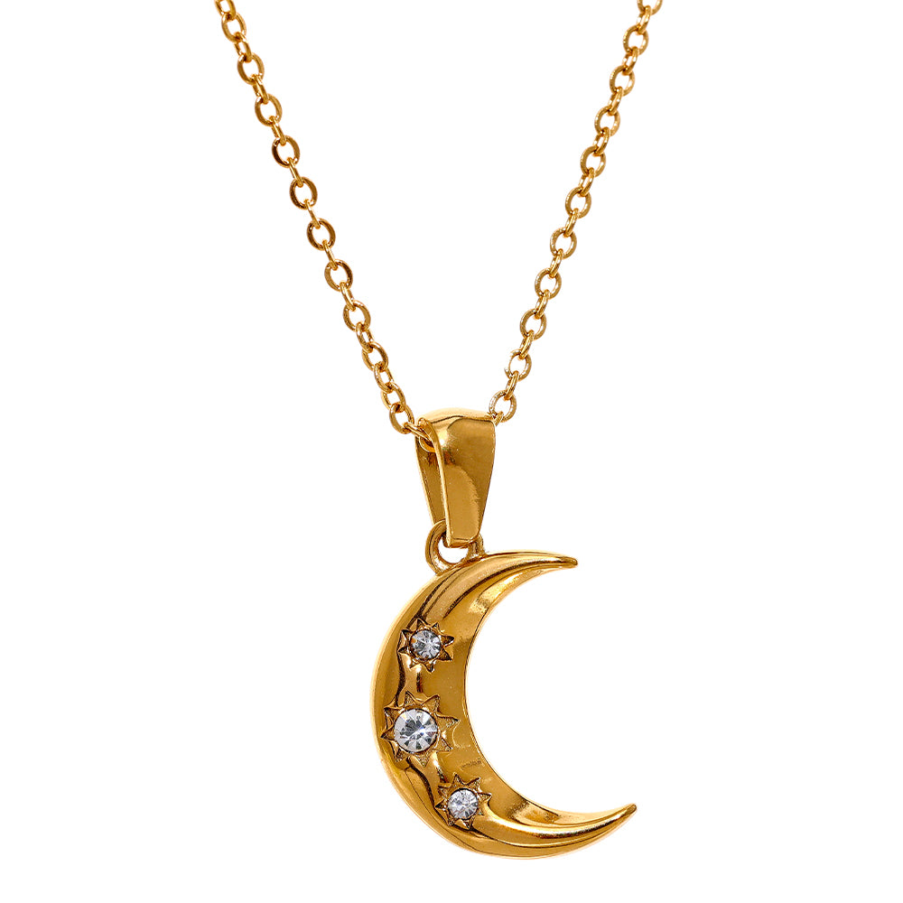 Nature's Calling Moon Necklace