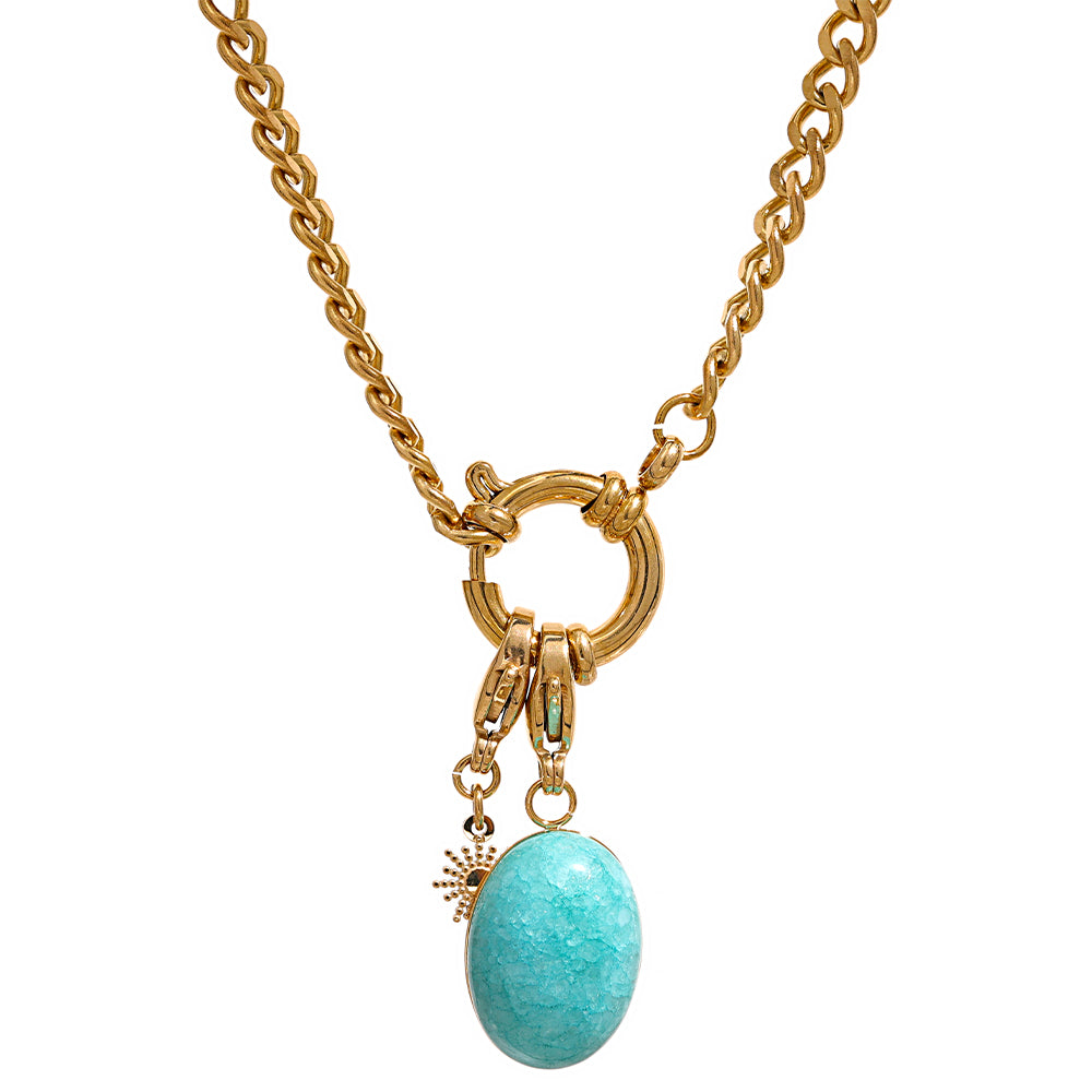 Serenity Blue Natural Stone Necklace