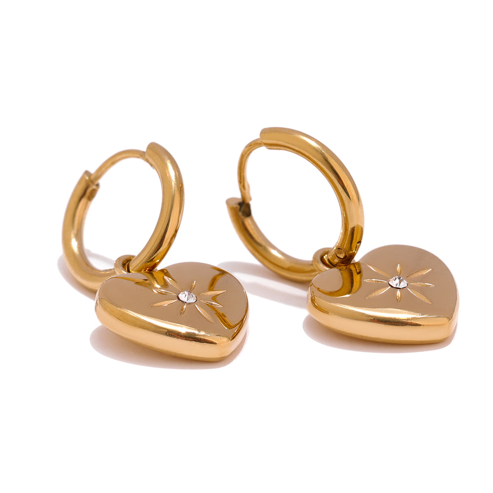 Embrace Heart Earrings