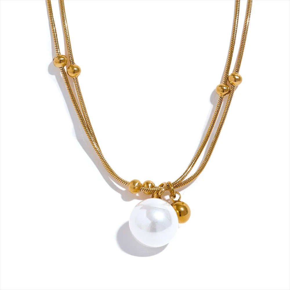 Purity Round Beads Necklace