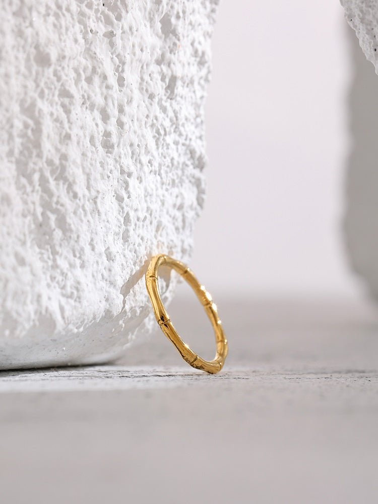 Minimalist Bamboo Ring