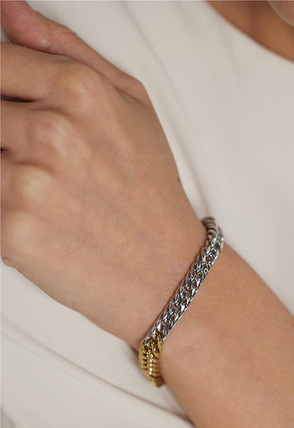 Chain links Bangle Bracelet