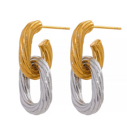 Infinite Ties Textured Earrings