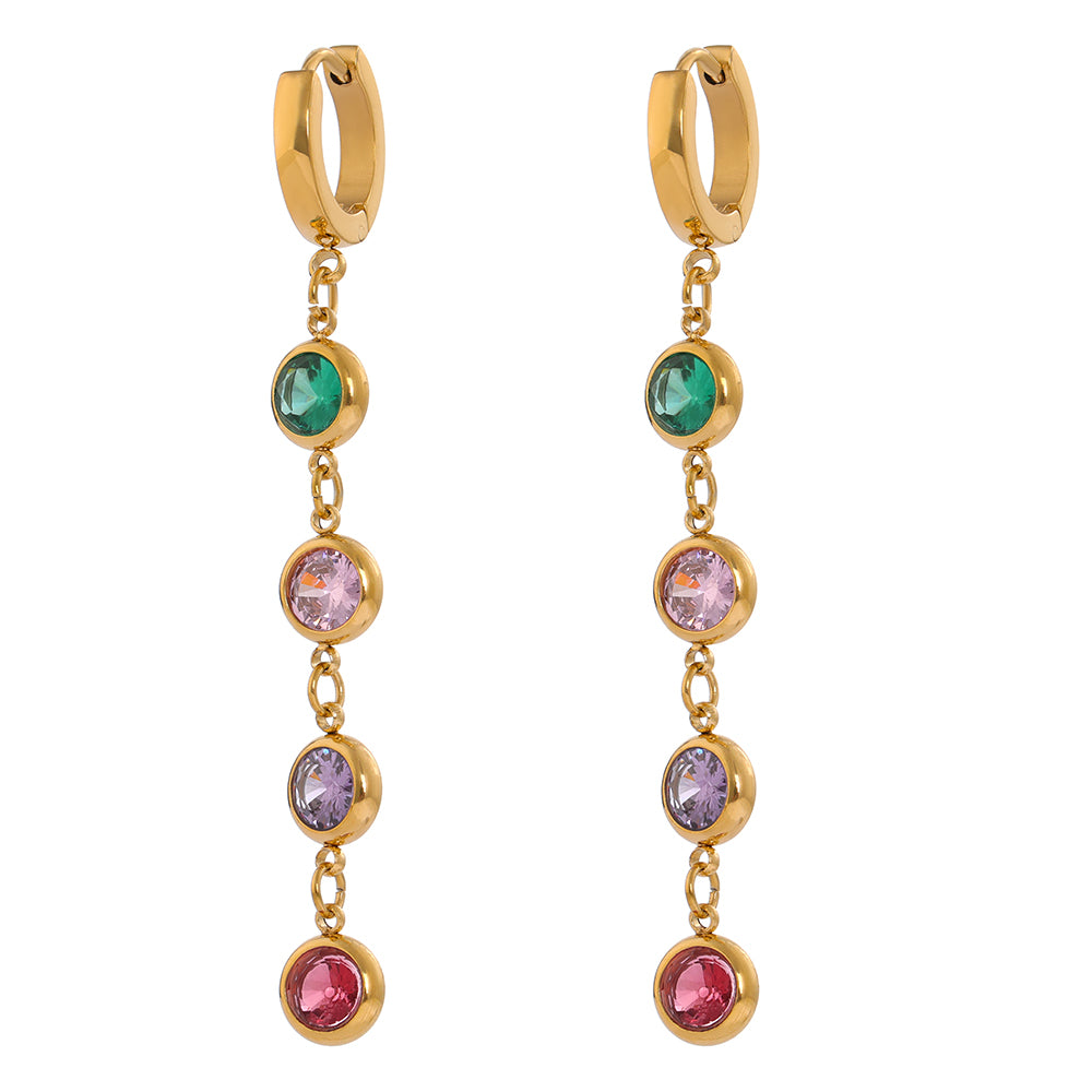 Dazzle Zirconia Earrings (Var)