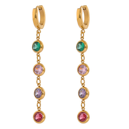 Dazzle Zirconia Earrings (Var)