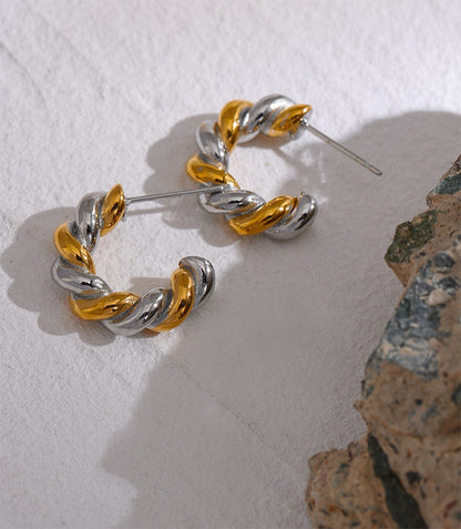 Infinite Ties Twist Earrings