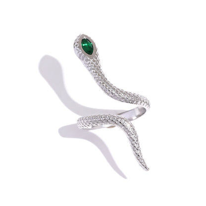 Zestara Snake Statement Ring