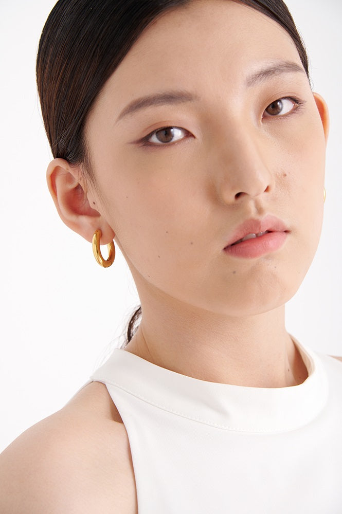 Urban Hollow Hoop Earrings