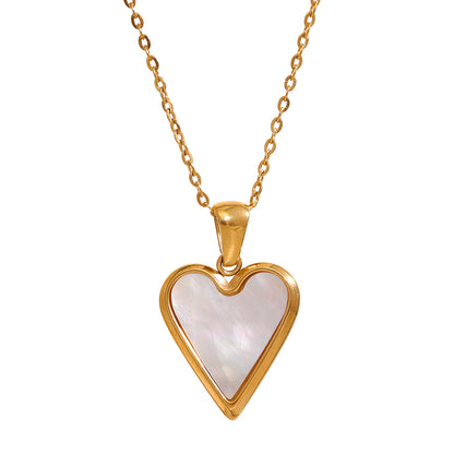 Serenity Heart Shell Necklace (Var.)