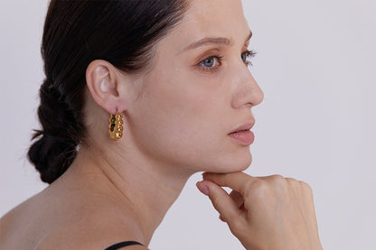 Urban Geometric Hoop Earrings