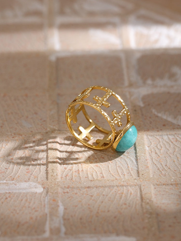 Serenity Blue Stone Ring