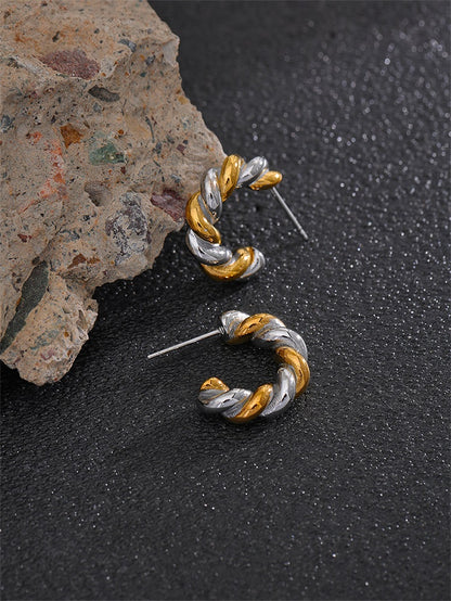 Infinite Ties Twist Earrings