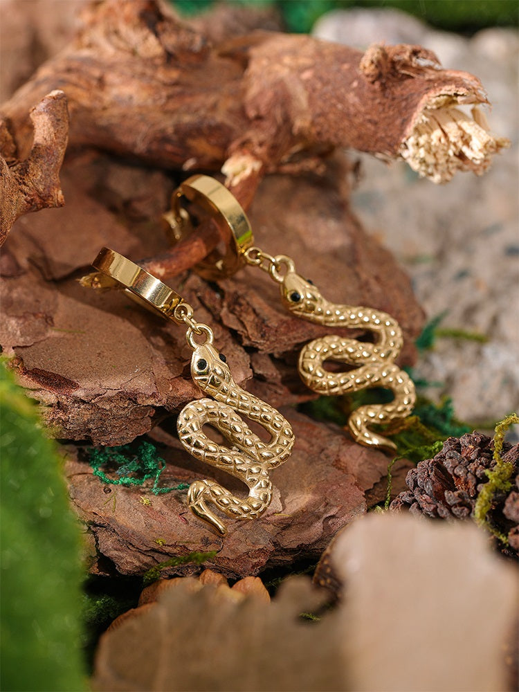 Zestara Snake Earrings