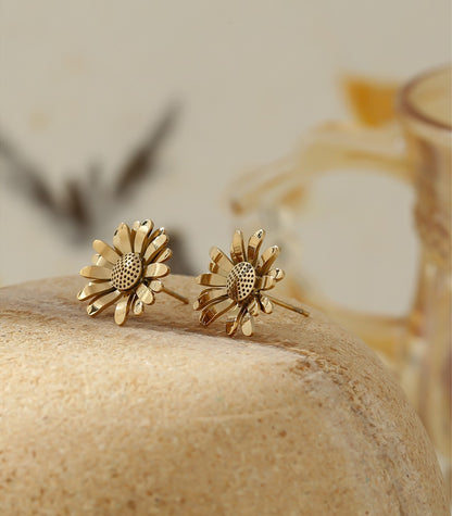 Nature's Calling Flower Stud Earrings