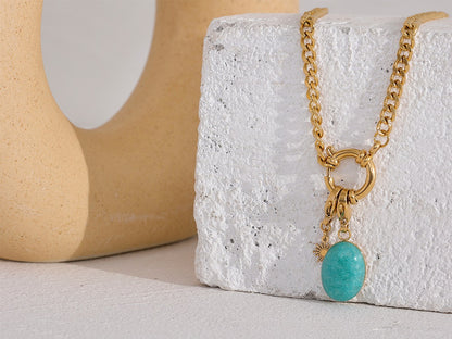 Serenity Blue Natural Stone Necklace