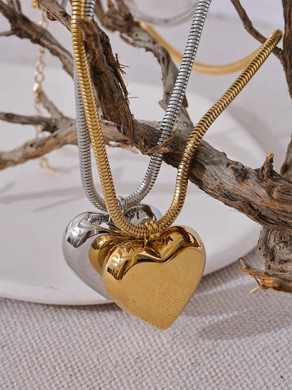 Embrace Heart Necklace (Var.)