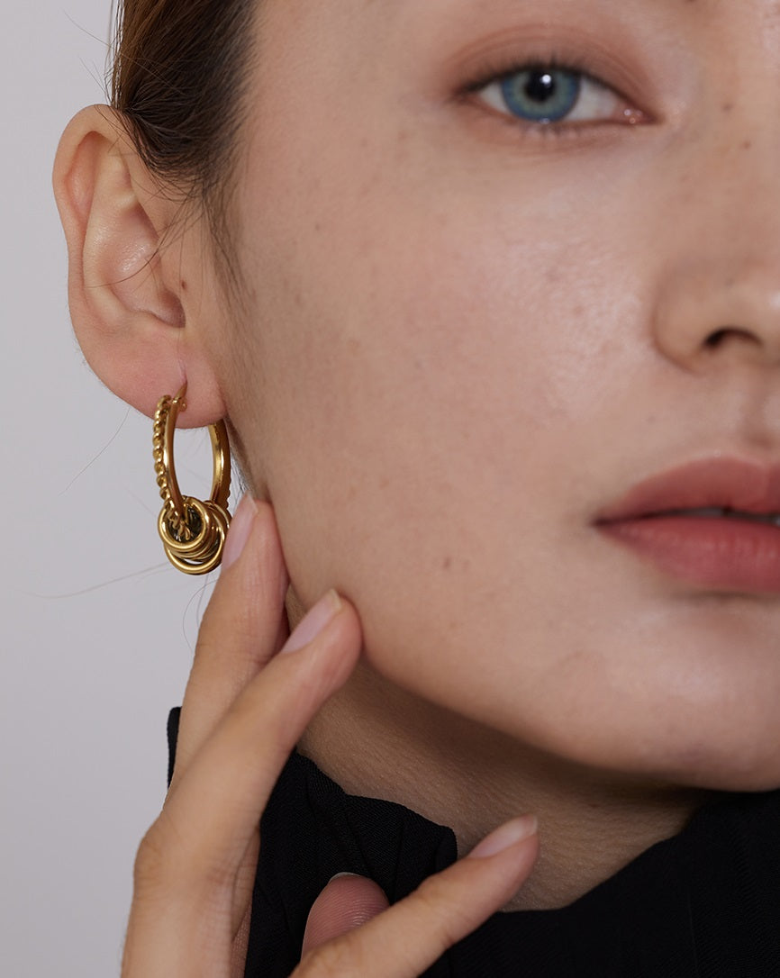 Oddara Round Earrings