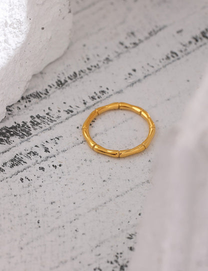 Minimalist Bamboo Ring