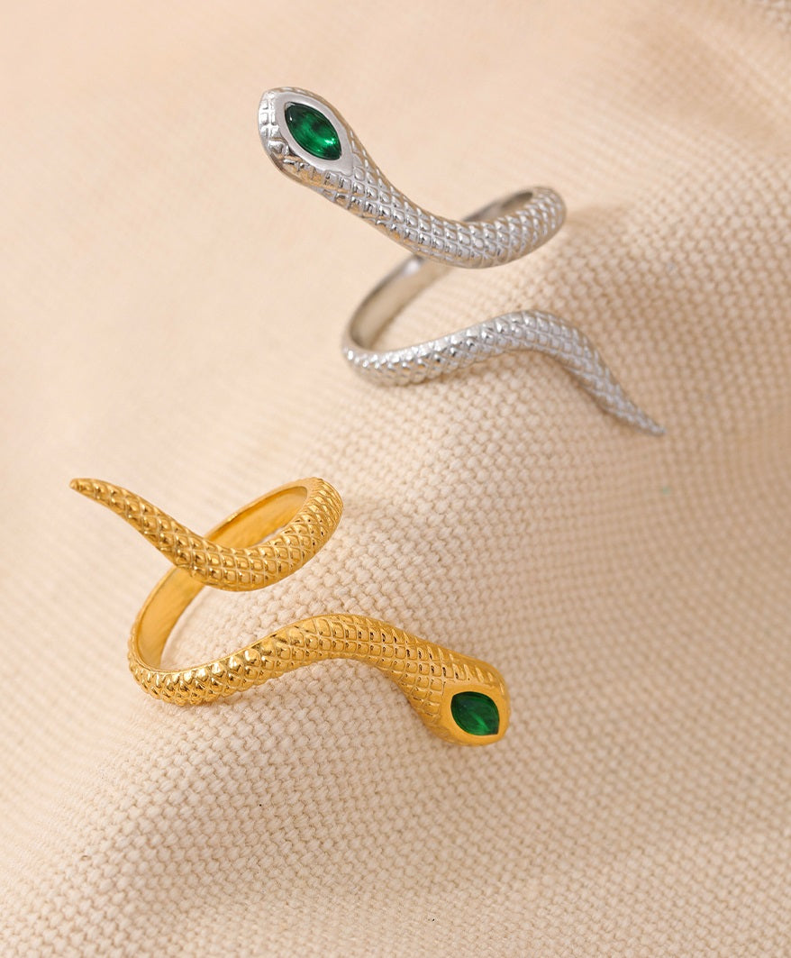 Zestara Snake Statement Ring