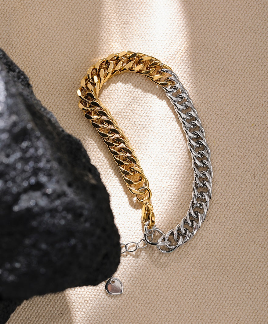 Chain links Bangle Bracelet