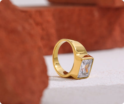 Timeless Zirconia Ring