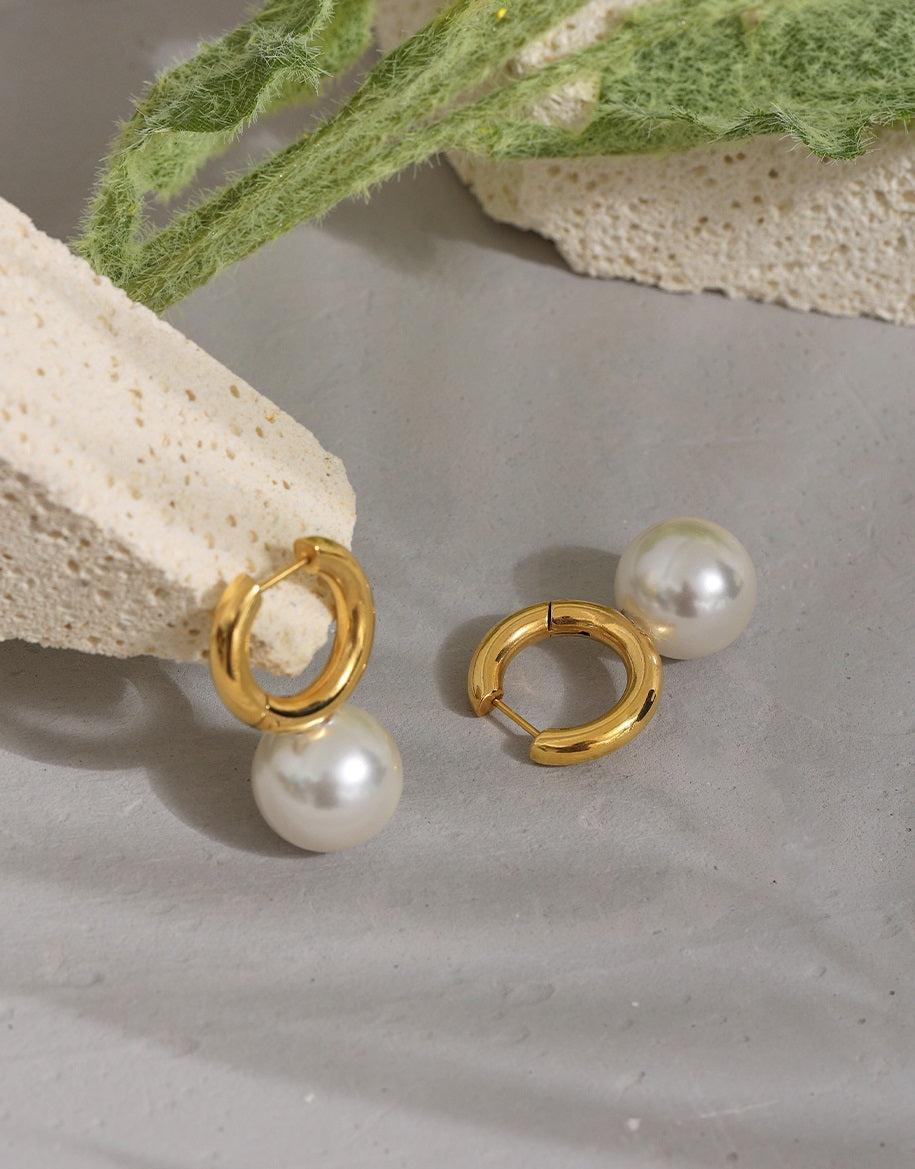 Purity Round Earrings